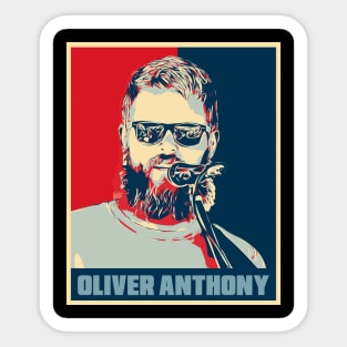 Oliver Anthony Hope Poster Popart Sticker